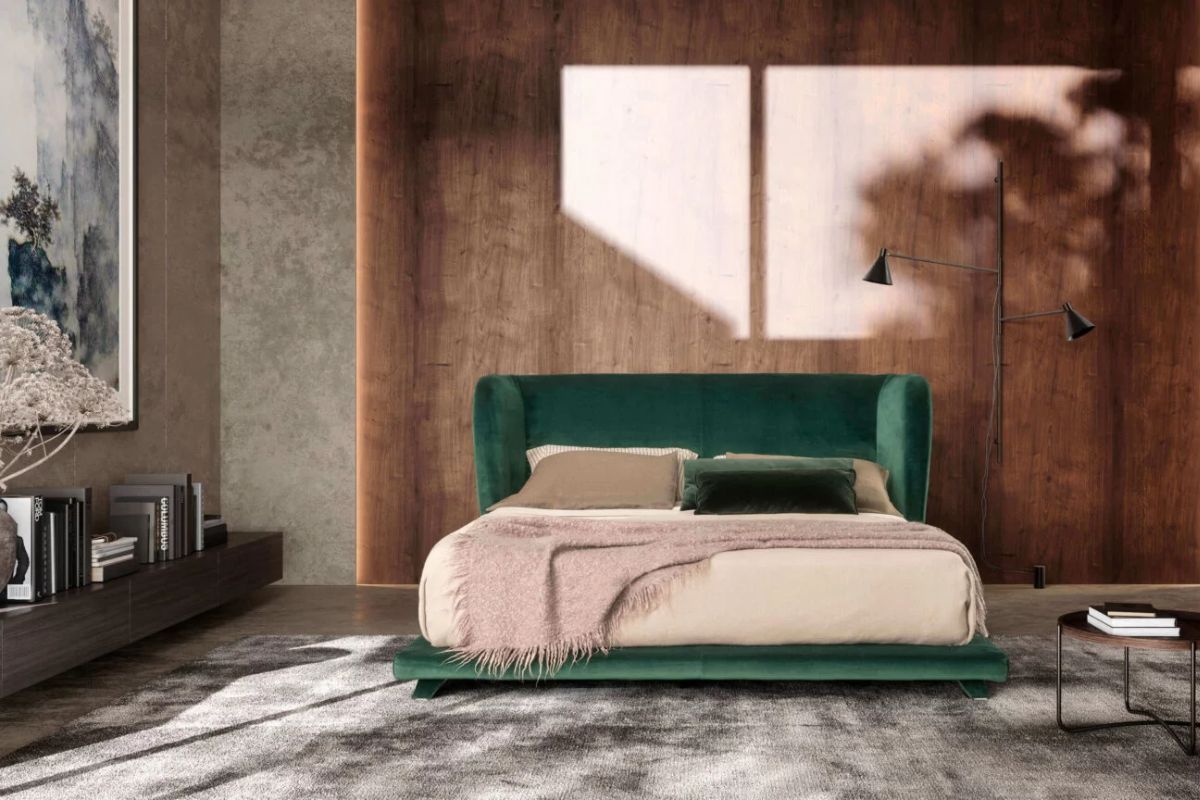 Valentini Criss Cross: un letto che incarna eleganza e lusso contemporaneo